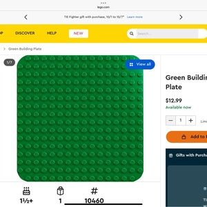 LEGO DUPLO Classic Green Baseplate